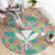 Seamless Hawaiian Quilt Pattern Round Carpet Hawaii Culture Palm Leaf Tropical - Polynesian Pride