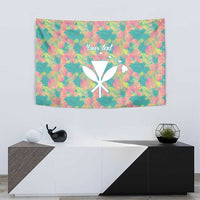 Seamless Hawaiian Quilt Pattern Tapestry Hawaii Culture Palm Leaf Tropical - Polynesian Pride