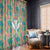 Seamless Hawaiian Quilt Pattern Window Curtain Hawaii Culture Palm Leaf Tropical - Polynesian Pride