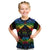 Tonga LGBT Kid T Shirt Love Is Love Ngatu Rainbow Water Color LT9 Black - Polynesian Pride
