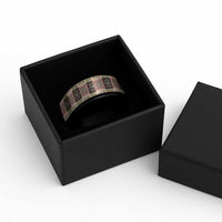 Seamless Pattern Pikake Lei Spinner Ring Floral Squares Pikake - Polynesian Pride
