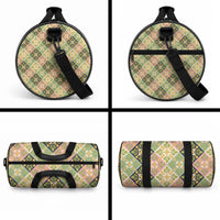 Seamless Pattern Puakenikeni and Kalo Duffle Bag LT9 - Polynesian Pride