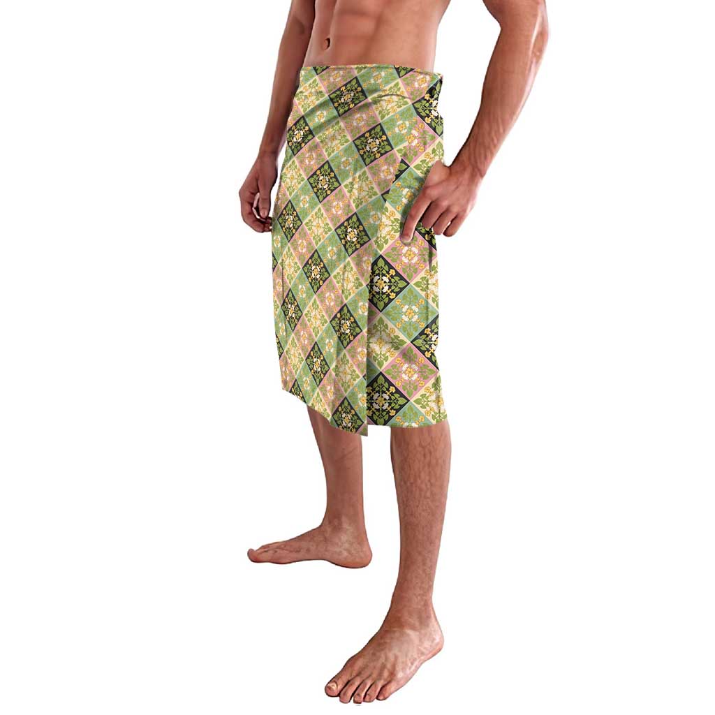 Seamless Pattern Puakenikeni and Kalo Lavalava - Polynesian Pride