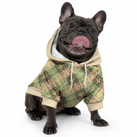 Seamless Pattern Puakenikeni and Kalo Pet Hoodie LT9 - Polynesian Pride
