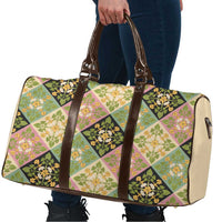 Seamless Pattern Puakenikeni and Kalo Travel Bag - Polynesian Pride