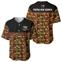 Papua New Guinea Kumuls Baseball Jersey Bird of Paradise Black Version LT9 - Polynesian Pride