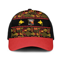 Papua New Guinea Kumuls Baseball Net Cap Bird of Paradise Black Version LT9 One Size Black Black - Polynesian Pride