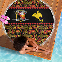 Papua New Guinea Kumuls Beach Blanket Bird of Paradise Black Version LT9 - Polynesian Pride
