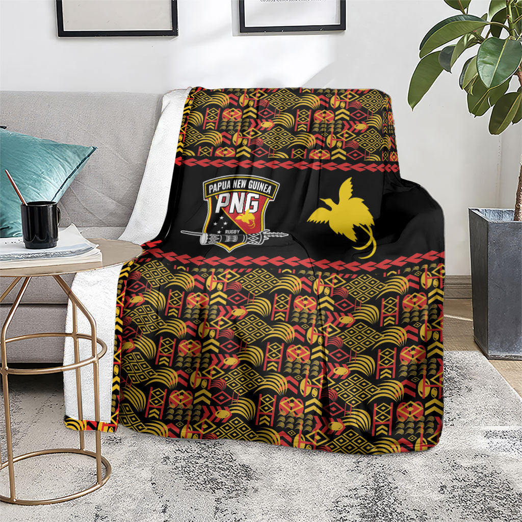 Papua New Guinea Kumuls Blanket Bird of Paradise Black Version LT9 - Polynesian Pride