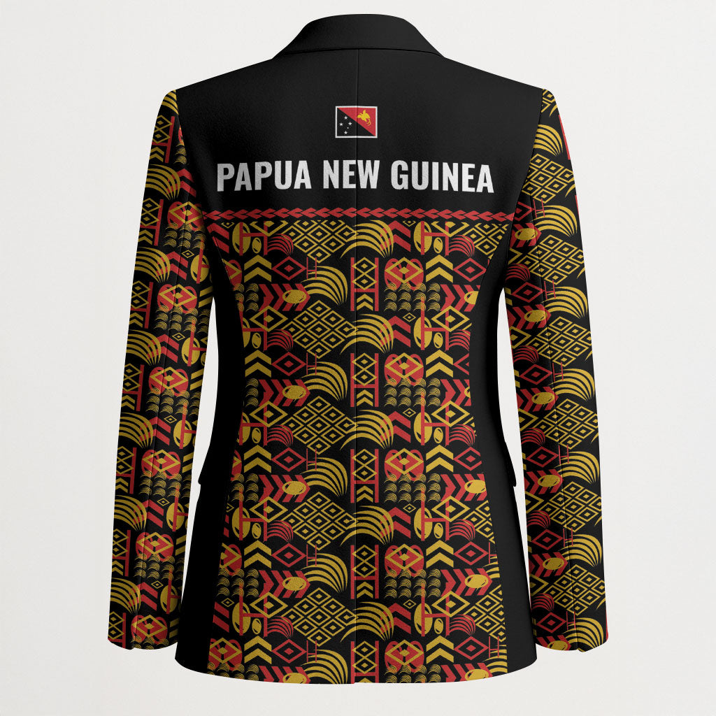 Papua New Guinea Kumuls Blazer Bird of Paradise Black Version LT9 - Polynesian Pride