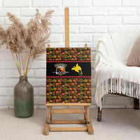 Papua New Guinea Kumuls Canvas Wall Art Bird of Paradise Black Version LT9 - Polynesian Pride