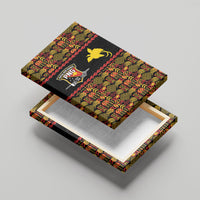 Papua New Guinea Kumuls Canvas Wall Art Bird of Paradise Black Version LT9 - Polynesian Pride