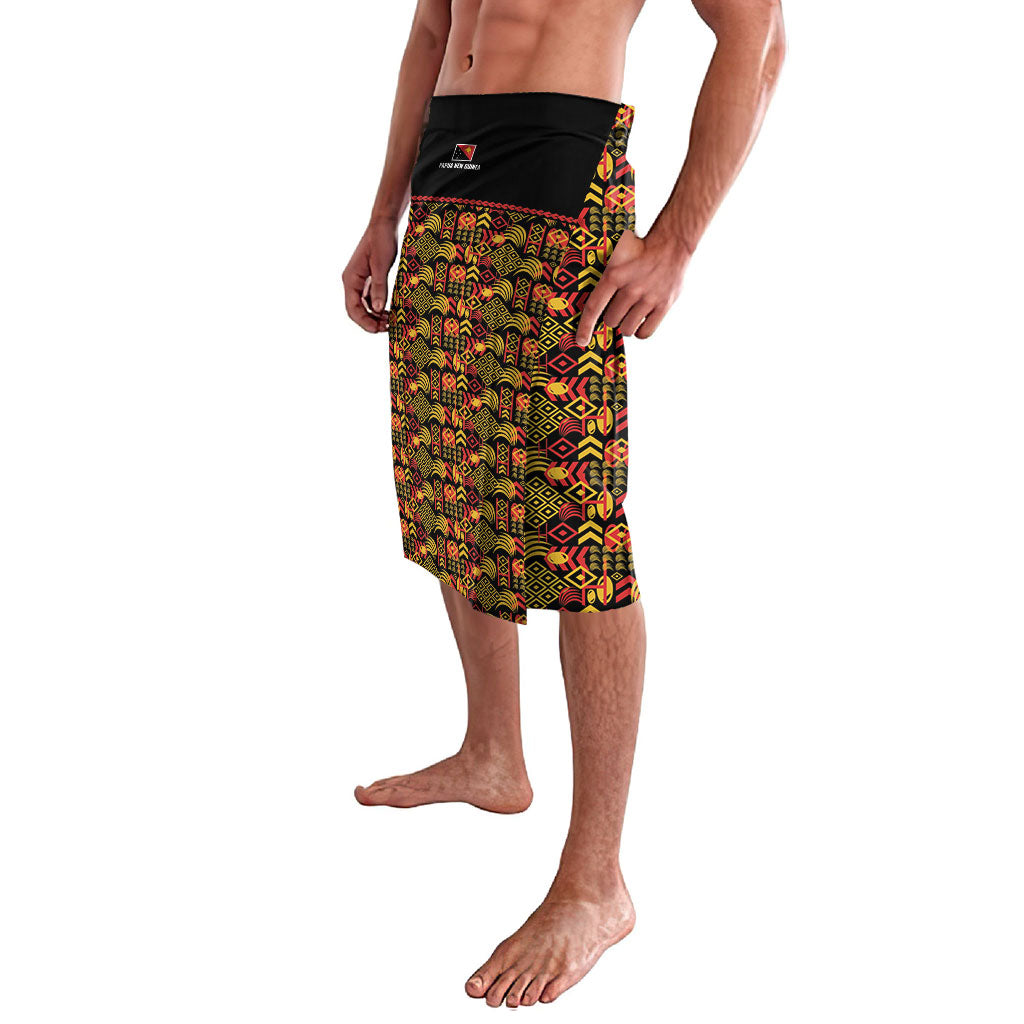 Papua New Guinea Kumuls Lavalava Bird of Paradise Black Version LT9 - Polynesian Pride