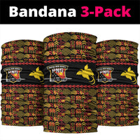 Papua New Guinea Kumuls Neck Gaiter Bird of Paradise Black Version LT9 package One Size: 25*50cm Black - Polynesian Pride