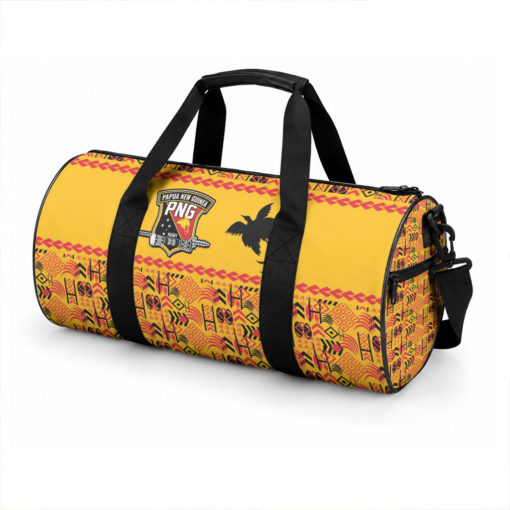 Papua New Guinea Kumuls Duffle Bag Bird of Paradise Gold Version LT9 - Polynesian Pride