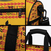 Papua New Guinea Kumuls Duffle Bag Bird of Paradise Gold Version LT9 - Polynesian Pride