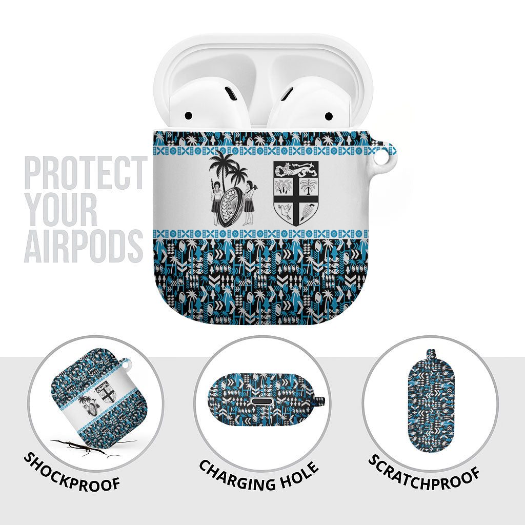 Fiji Bati AirPods Case Bati Island Warrior Geometry LT9 - Polynesian Pride