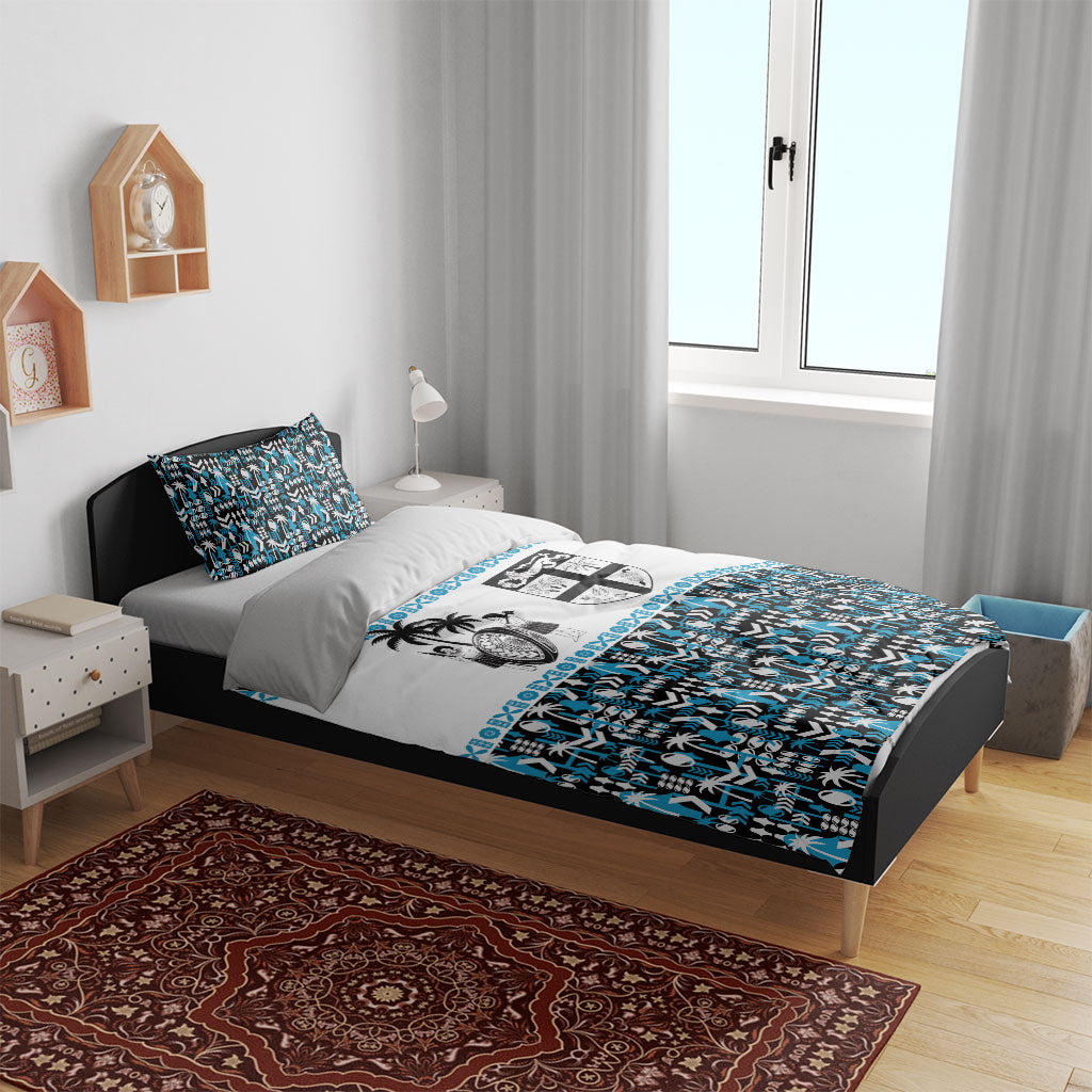 Fiji Bati Bedding Set Bati Island Warrior Geometry LT9 - Polynesian Pride