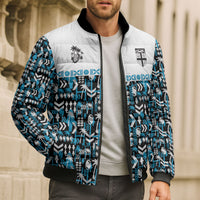 Fiji Bati Bomber Puffer Jacket Bati Island Warrior Geometry
