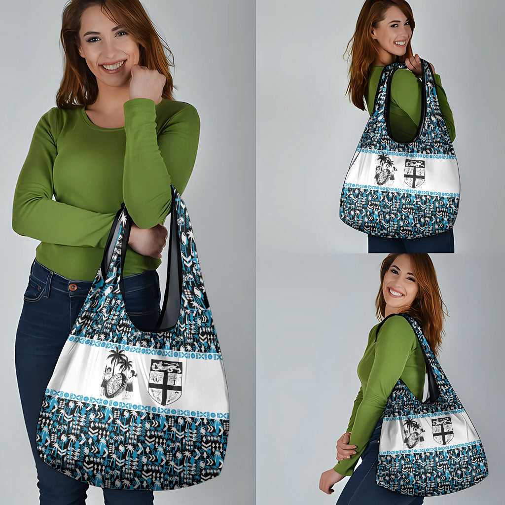 Fiji Bati Grocery Bag Bati Island Warrior Geometry LT9 - Polynesian Pride