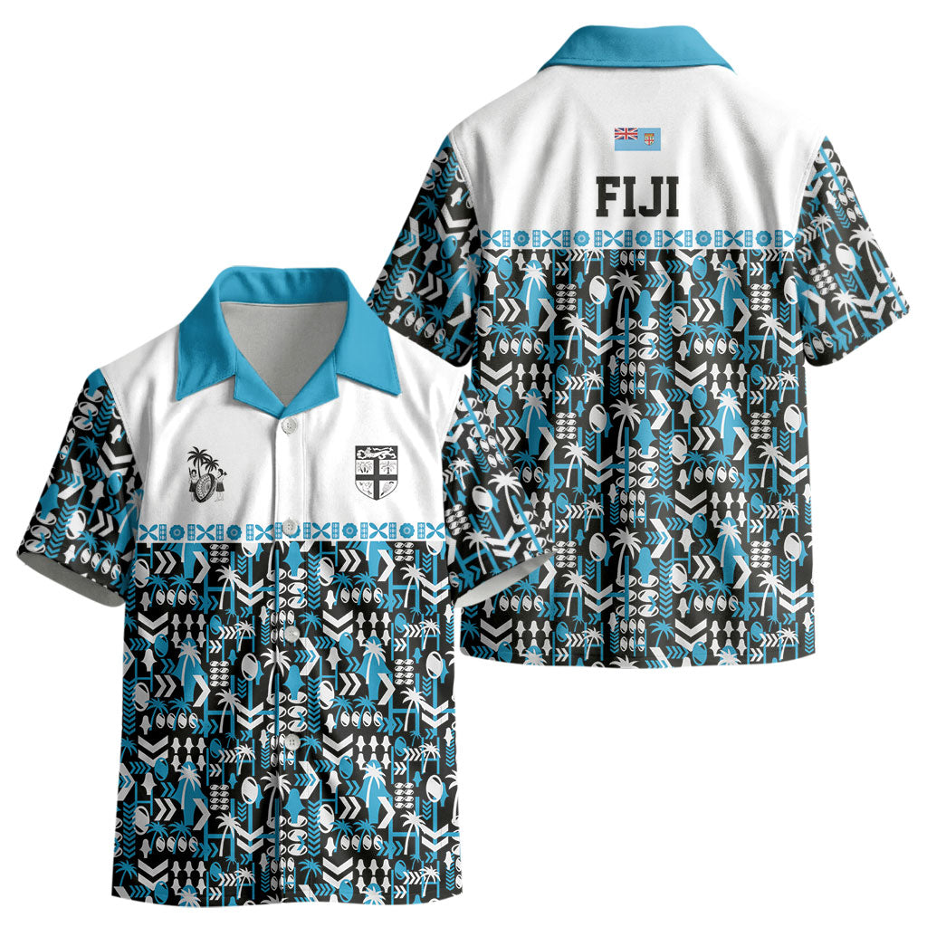Fiji Bati Kid Hawaiian Shirt Bati Island Warrior Geometry LT9 - Polynesian Pride