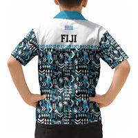Fiji Bati Kid Hawaiian Shirt Bati Island Warrior Geometry LT9 - Polynesian Pride