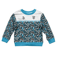 Fiji Bati Kid Ugly Christmas Sweater Bati Island Warrior Geometry
