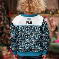 Fiji Bati Kid Ugly Christmas Sweater Bati Island Warrior Geometry