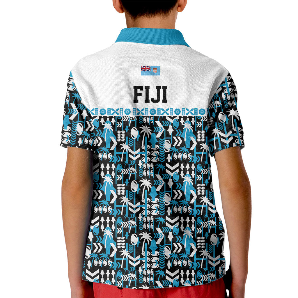 Fiji Bati Kid Polo Shirt Bati Island Warrior Geometry