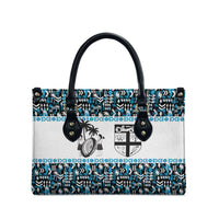Fiji Bati Leather Bag Bati Island Warrior Geometry