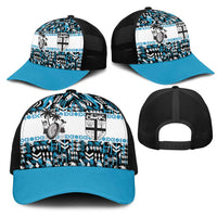 Fiji Bati Mesh Trucker Cap Bati Island Warrior Geometry LT9 - Polynesian Pride