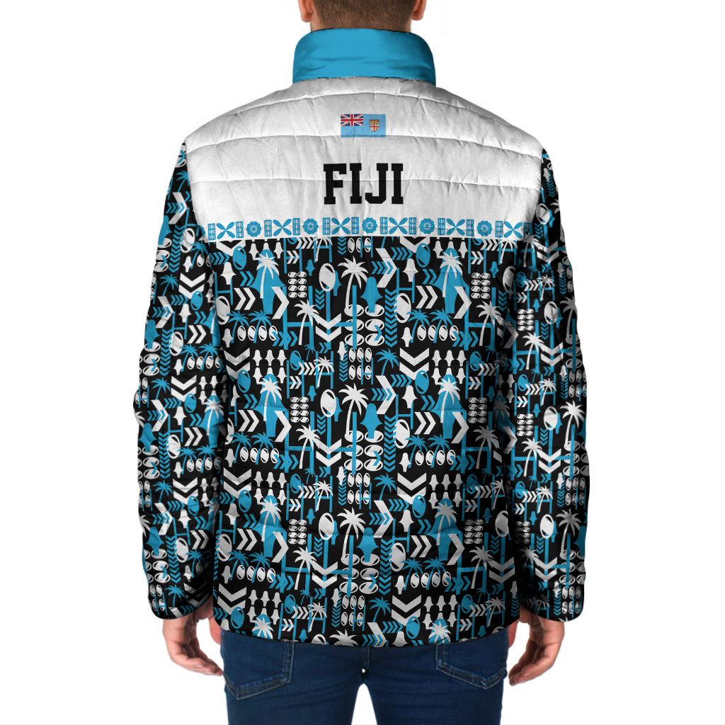 Fiji Bati Padded Jacket Bati Island Warrior Geometry LT9 - Polynesian Pride