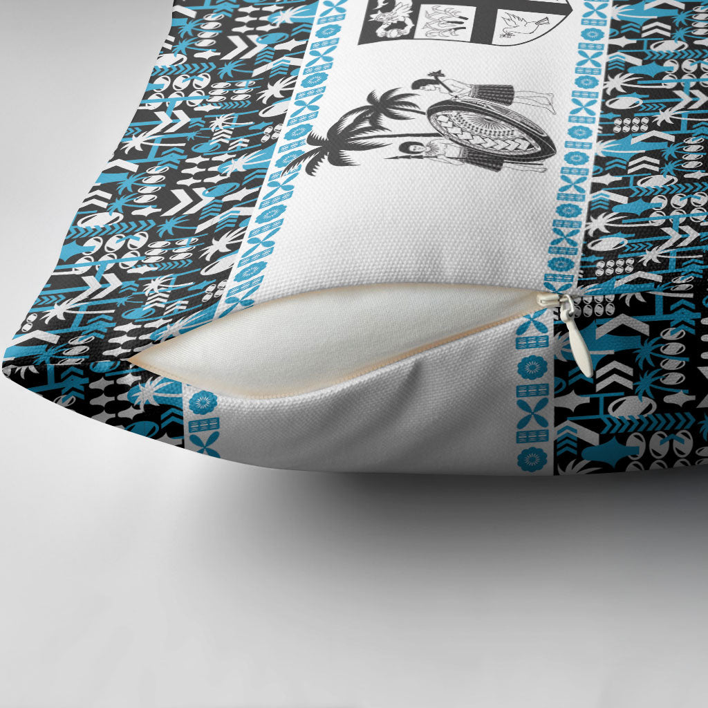 Fiji Bati Pillow Cover Bati Island Warrior Geometry LT9 - Polynesian Pride
