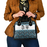 Fiji Bati Shoulder Handbag Bati Island Warrior Geometry