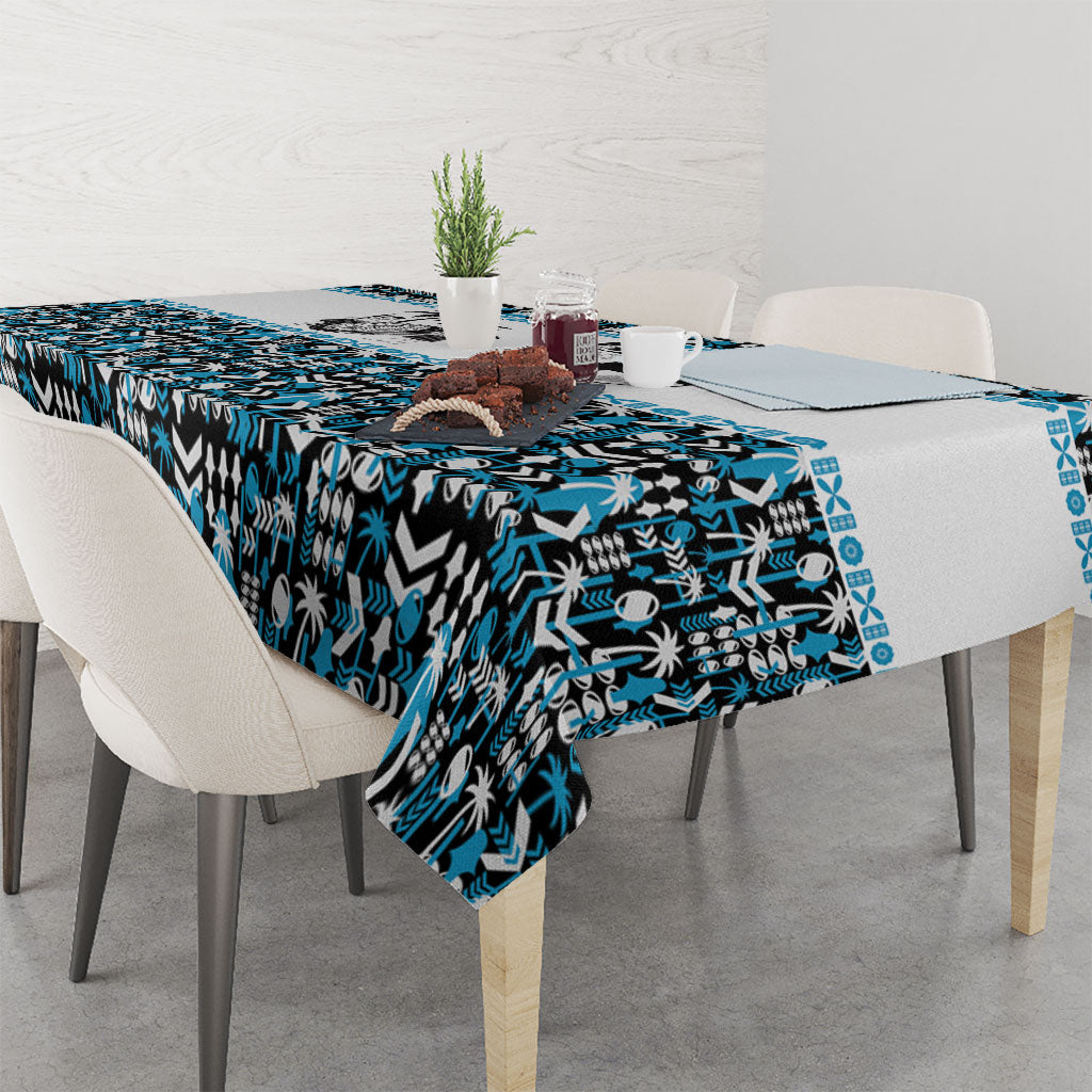 Fiji Bati Tablecloth Bati Island Warrior Geometry LT9 - Polynesian Pride