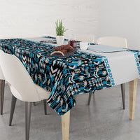 Fiji Bati Tablecloth Bati Island Warrior Geometry LT9 - Polynesian Pride