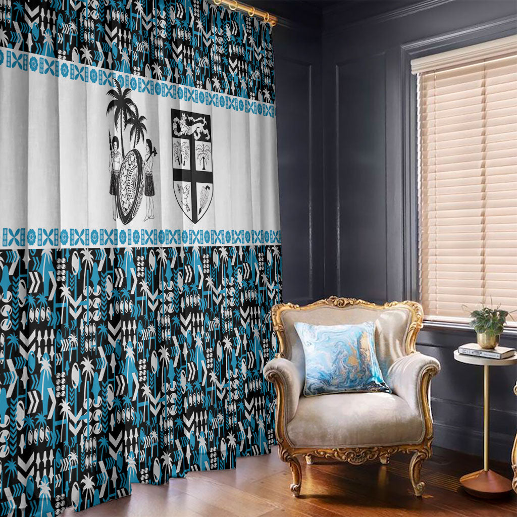 Fiji Bati Window Curtain Bati Island Warrior Geometry