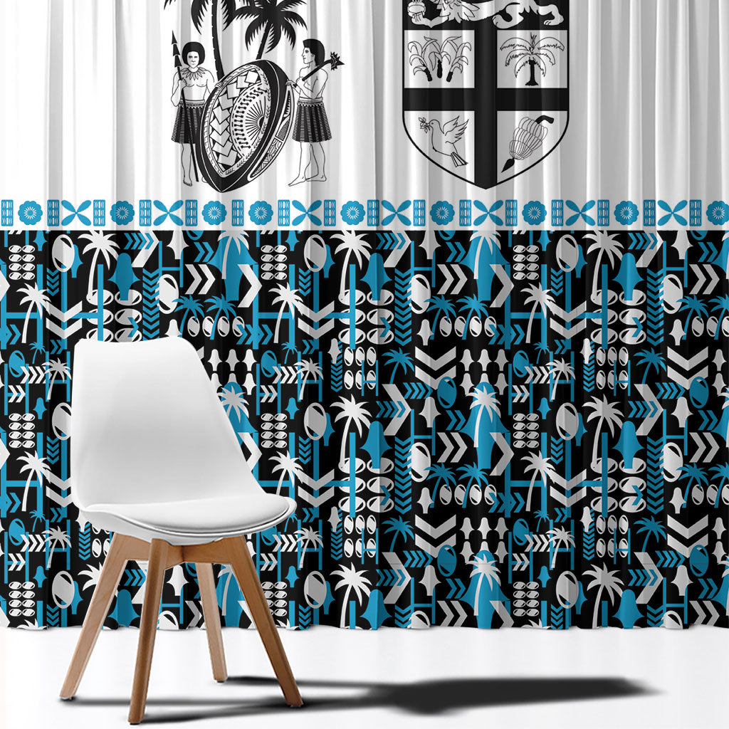 Fiji Bati Window Curtain Bati Island Warrior Geometry