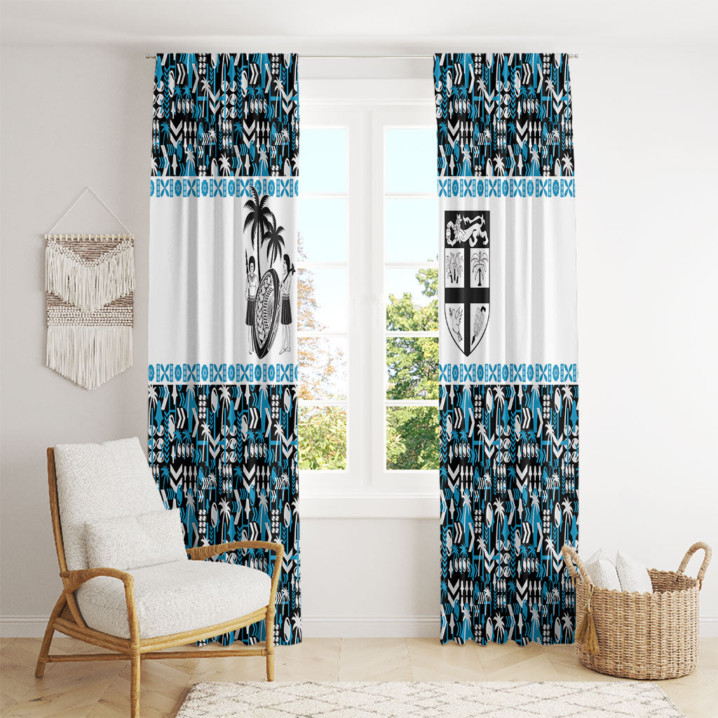 Fiji Bati Window Curtain Bati Island Warrior Geometry