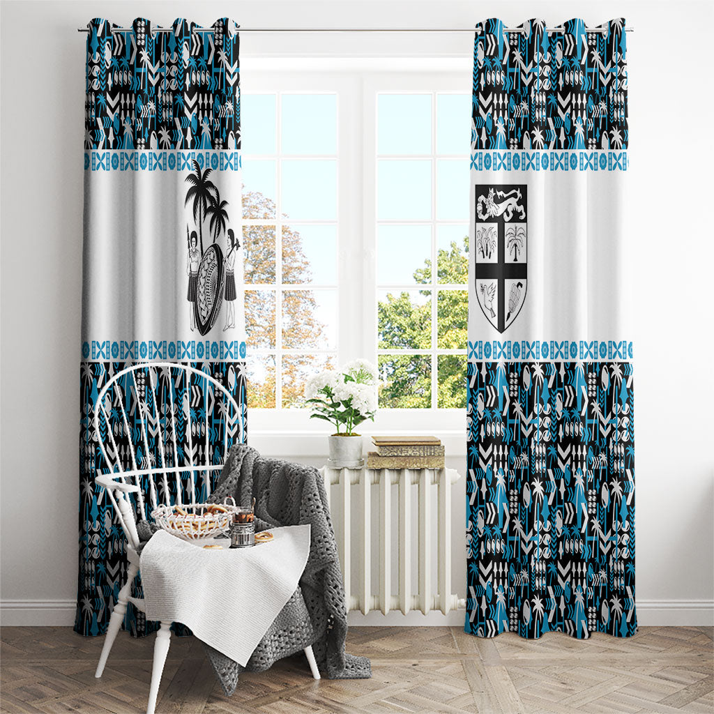 Fiji Bati Window Curtain Bati Island Warrior Geometry