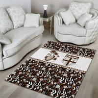 Fiji Bati Area Rug Masi-inspired Tapa Pattern LT9 - Polynesian Pride