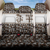 Fiji Bati Back Car Seat Cover Masi-inspired Tapa Pattern LT9 One Size Brown - Polynesian Pride
