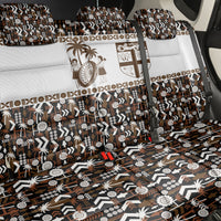 Fiji Bati Back Car Seat Cover Masi-inspired Tapa Pattern LT9 - Polynesian Pride