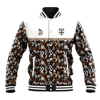 Fiji Bati Baseball Jacket Masi-inspired Tapa Pattern