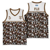 Fiji Bati Basketball Jersey Masi-inspired Tapa Pattern