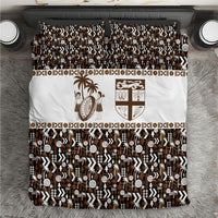 Fiji Bati Bedding Set Masi-inspired Tapa Pattern LT9 Brown - Polynesian Pride