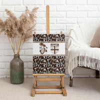 Fiji Bati Canvas Wall Art Masi-inspired Tapa Pattern LT9 - Polynesian Pride
