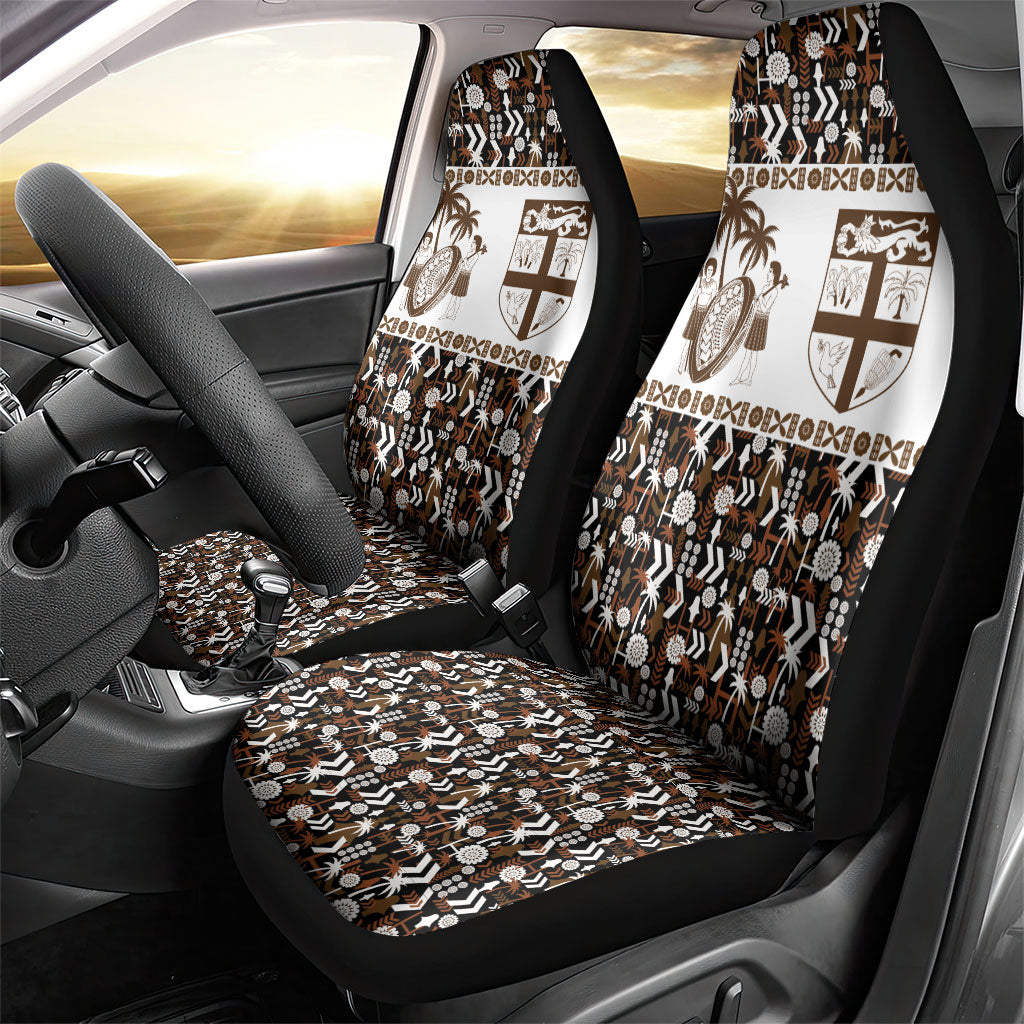 Fiji Bati Car Seat Cover Masi-inspired Tapa Pattern