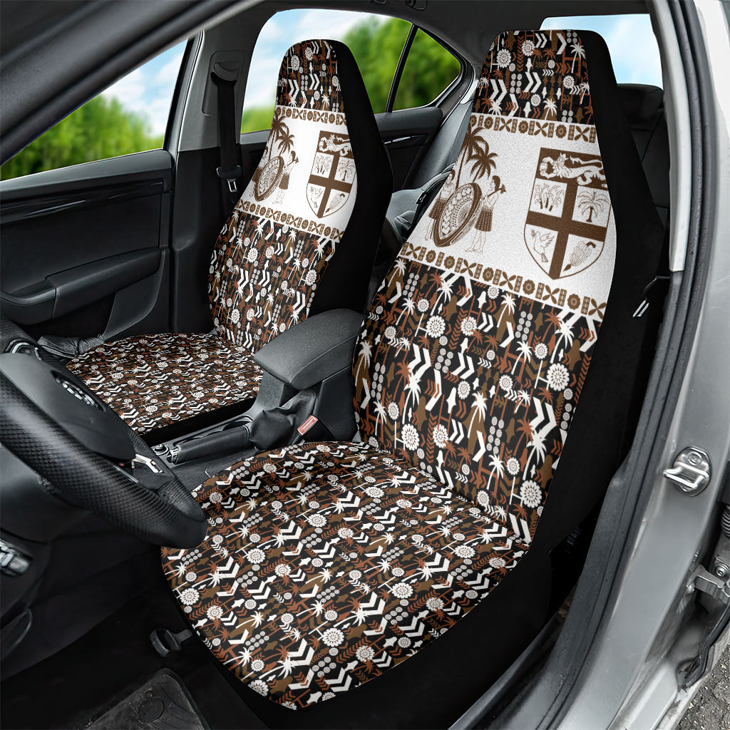 Fiji Bati Car Seat Cover Masi-inspired Tapa Pattern