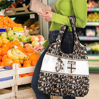 Fiji Bati Grocery Bag Masi-inspired Tapa Pattern LT9 - Polynesian Pride